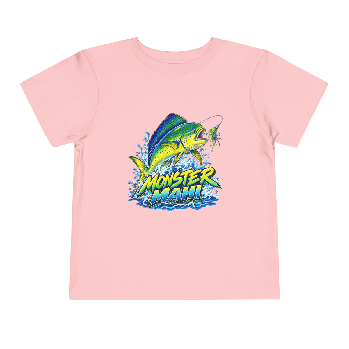 Toddler Tee — 'Monster Mahi' Fishing Graphic Kids Shirt