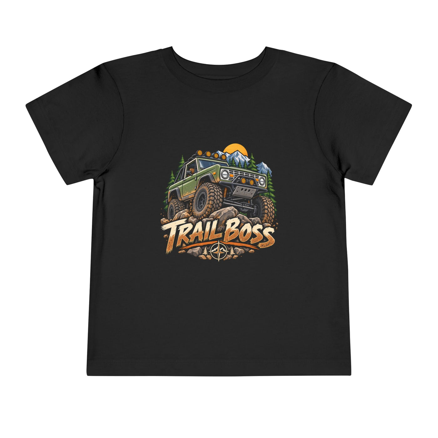 Toddler Tee - 'Trail Boss' Off-Road Jeep Graphic Shirt for Kids