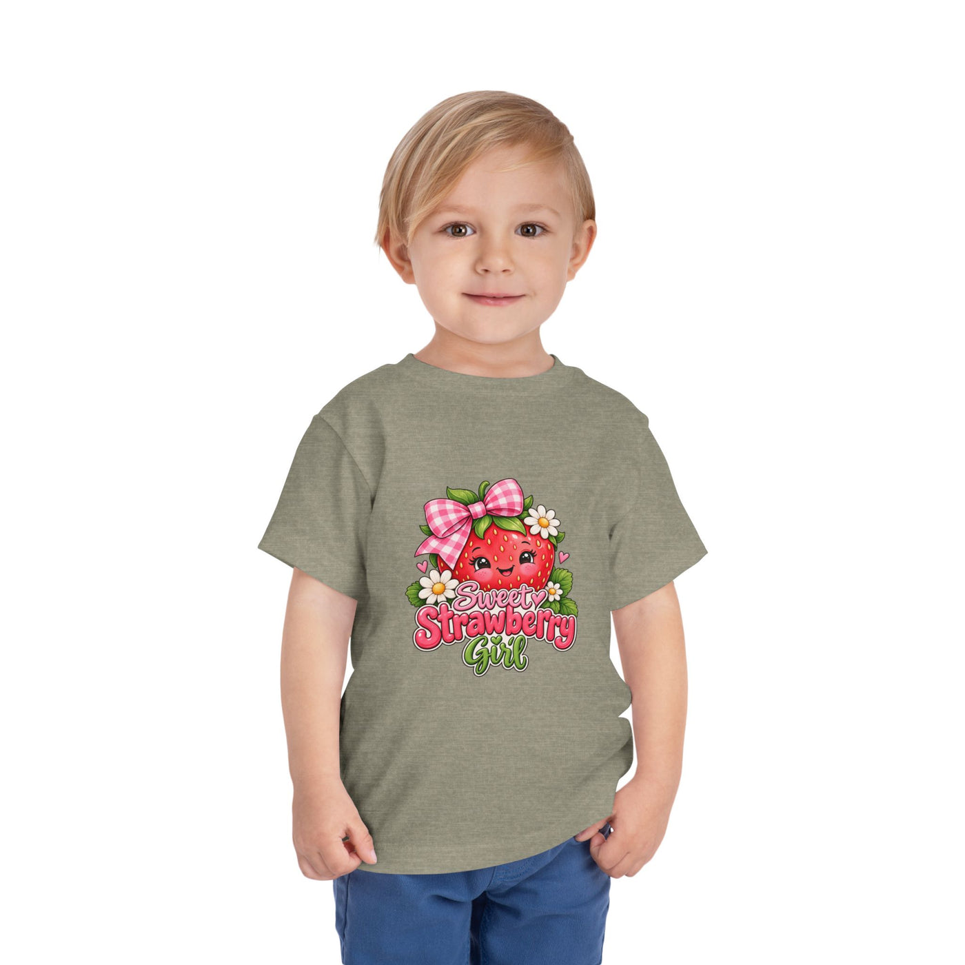Sweet Strawberry Girl Toddler Tee