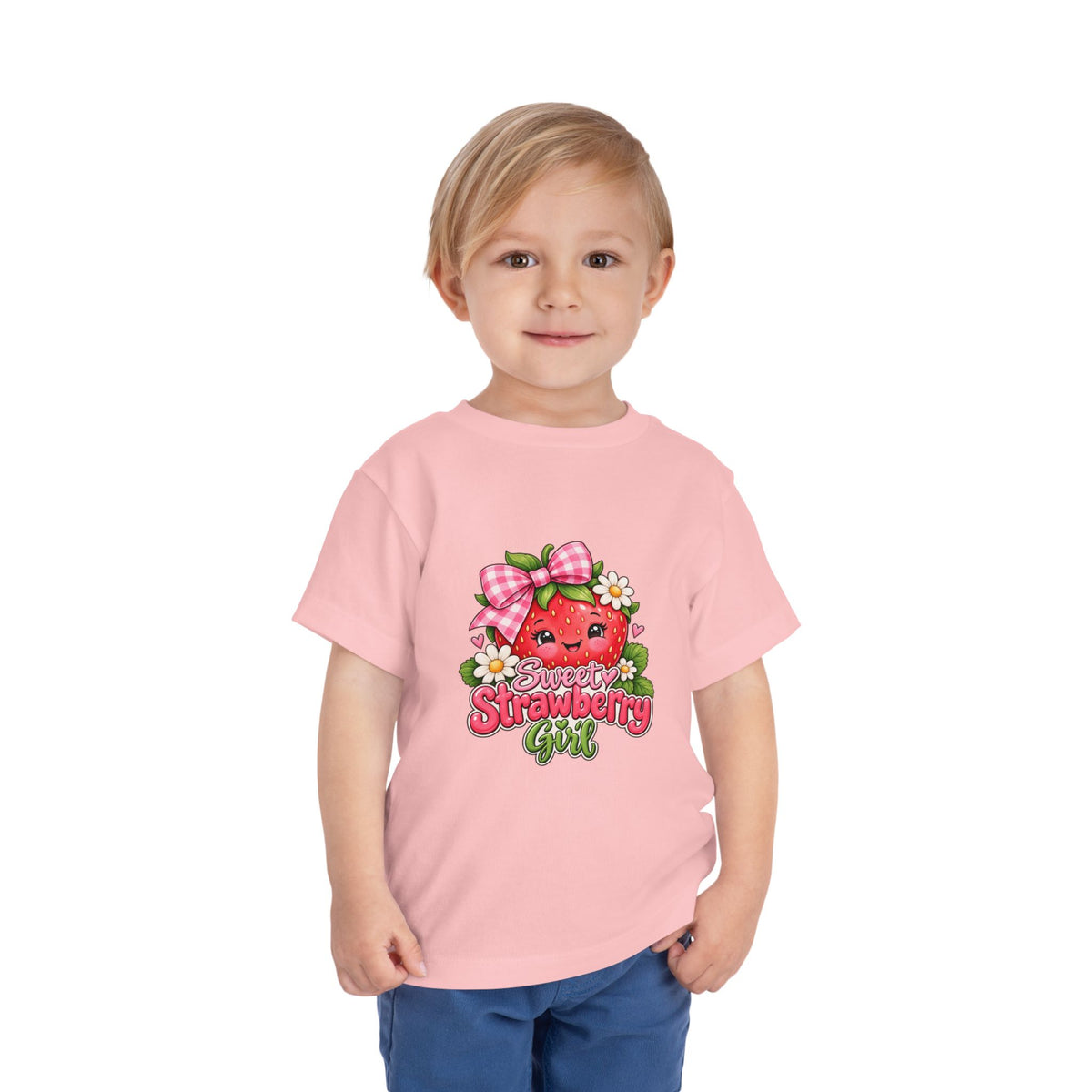Sweet Strawberry Girl Toddler Tee
