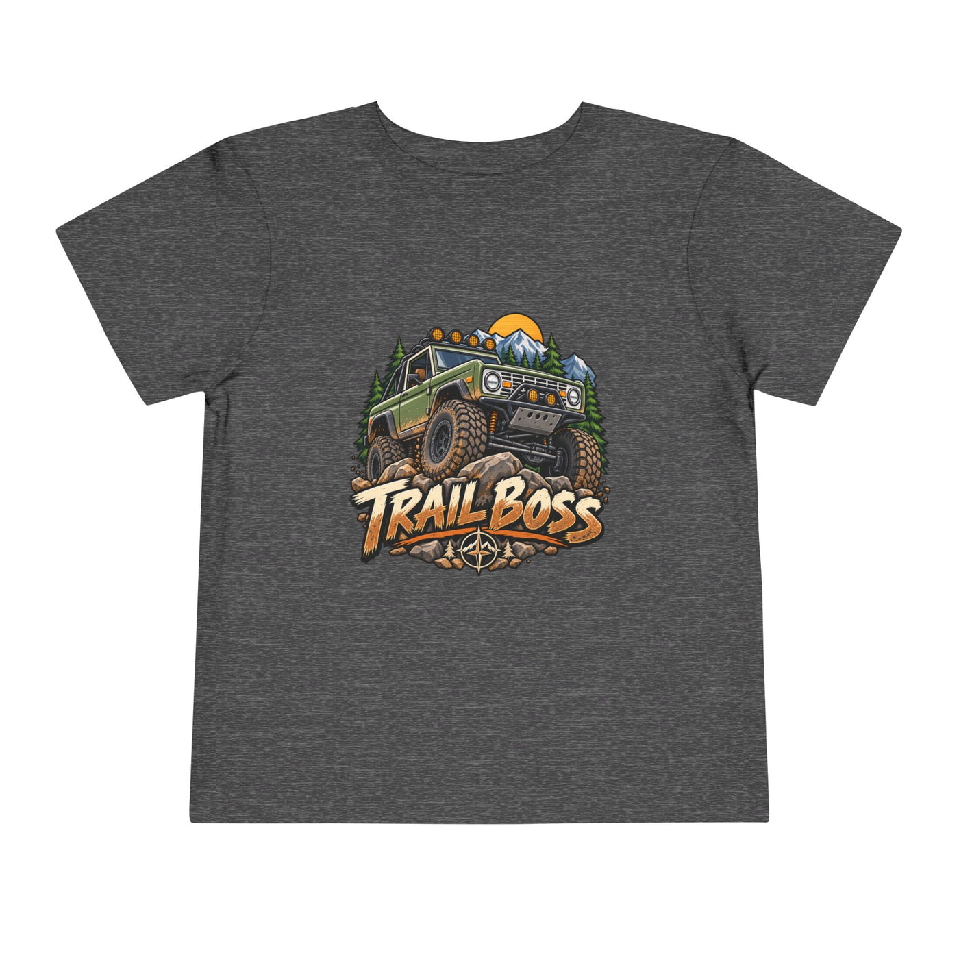 Toddler Tee - 'Trail Boss' Off-Road Jeep Graphic Shirt for Kids