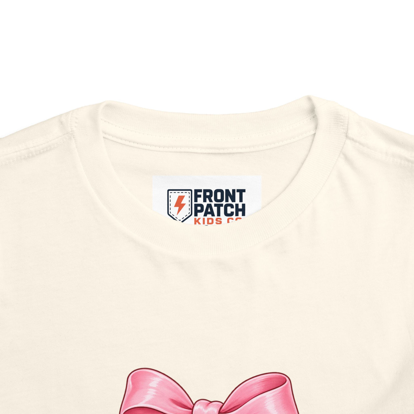 Toddler Cherry Happy Tee — Cute Pink Bow Cherries Kids Shirt