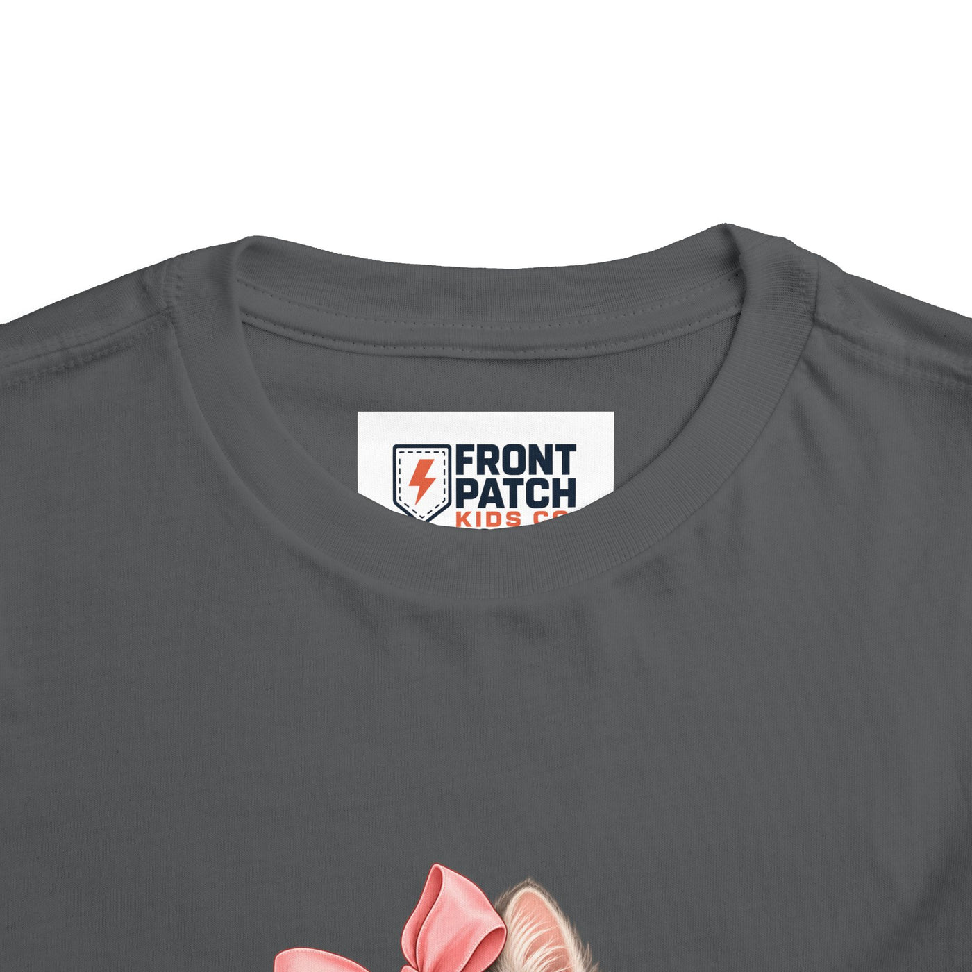 Toddler Tee — "Kitten Club" Cute Floral Bow Cat Shirt