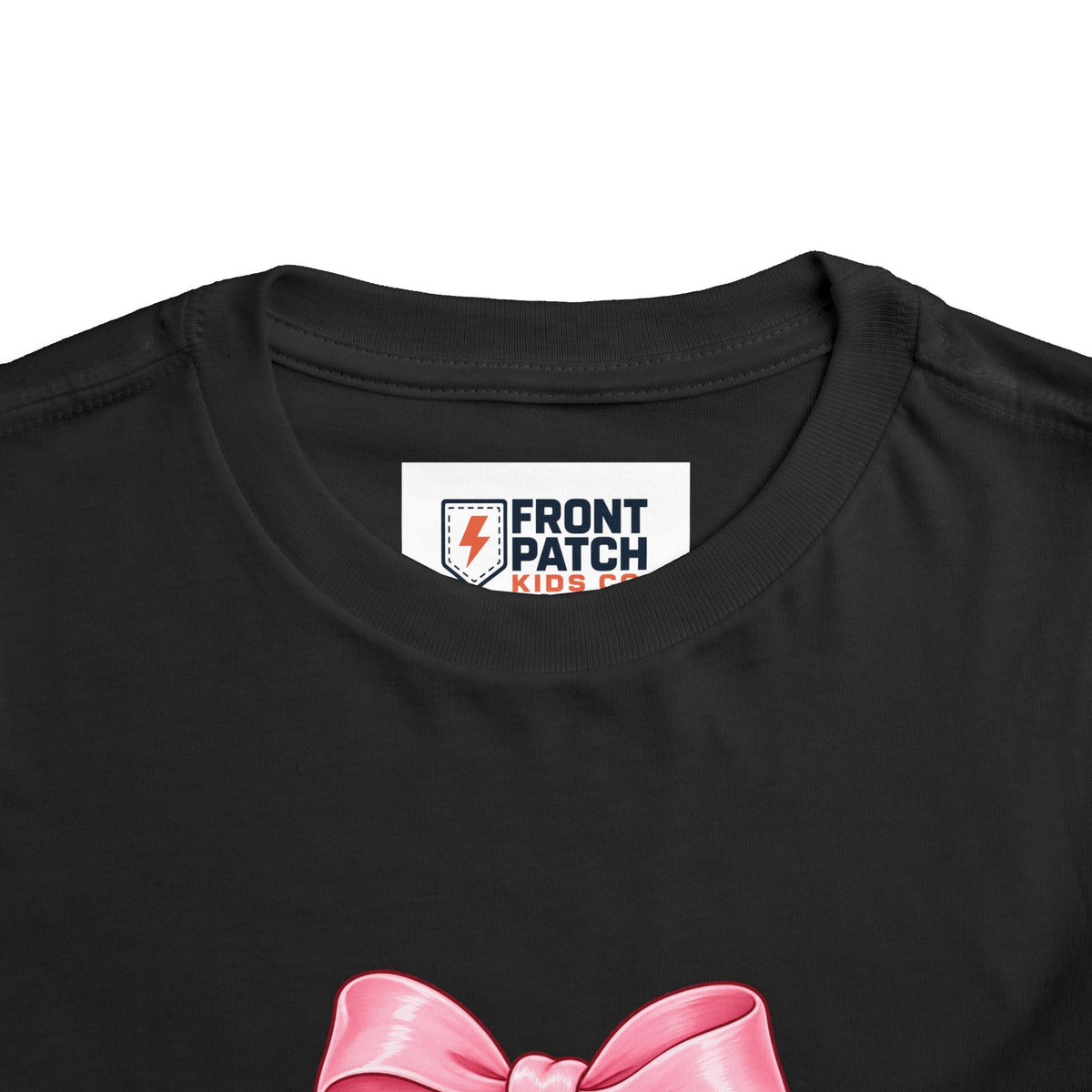 Toddler Cherry Happy Tee — Cute Pink Bow Cherries Kids Shirt