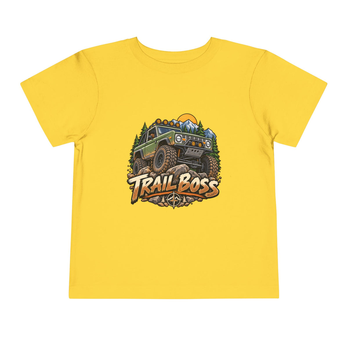 Toddler Tee - 'Trail Boss' Off-Road Jeep Graphic Shirt for Kids