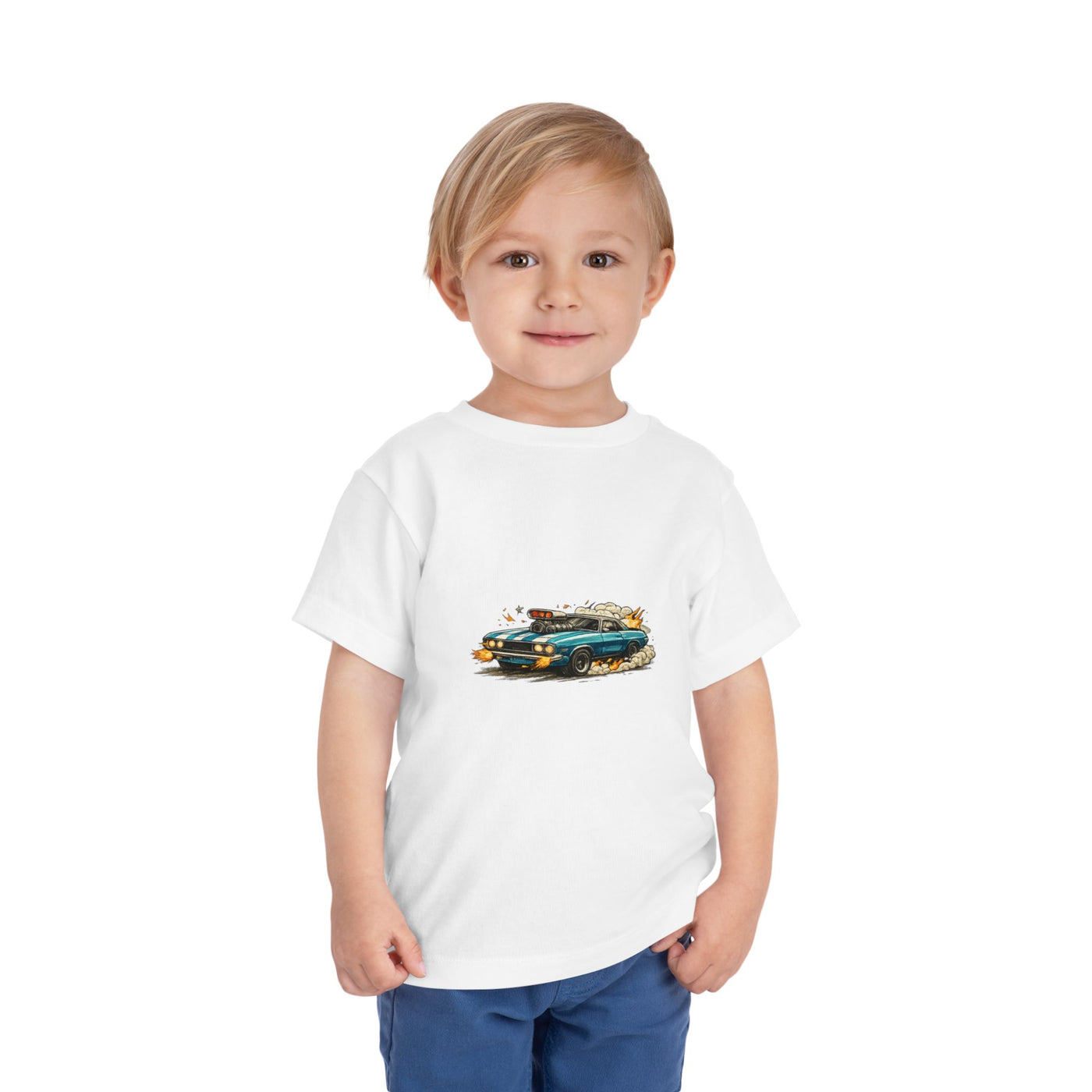 Toddler Tee — Retro Race Car Graphic Shirt