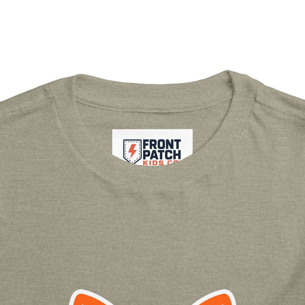 Toddler Tee — Cute Smiling Fox Face Kids Shirt