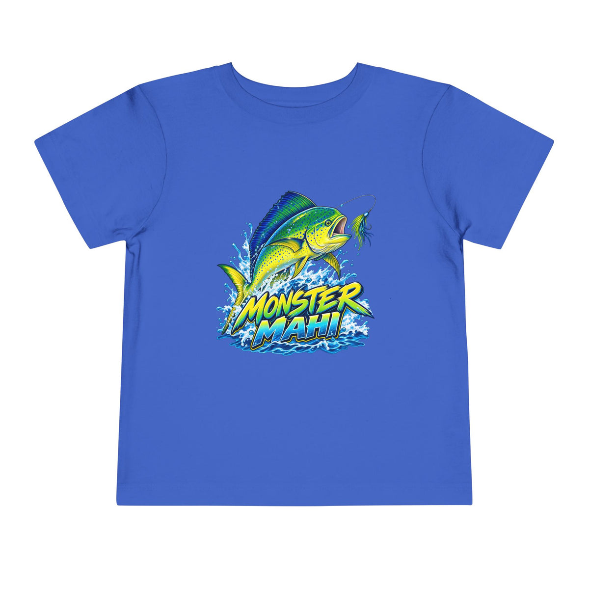 Toddler Tee — 'Monster Mahi' Fishing Graphic Kids Shirt