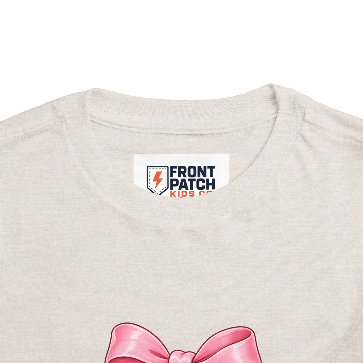 Toddler Cherry Happy Tee — Cute Pink Bow Cherries Kids Shirt