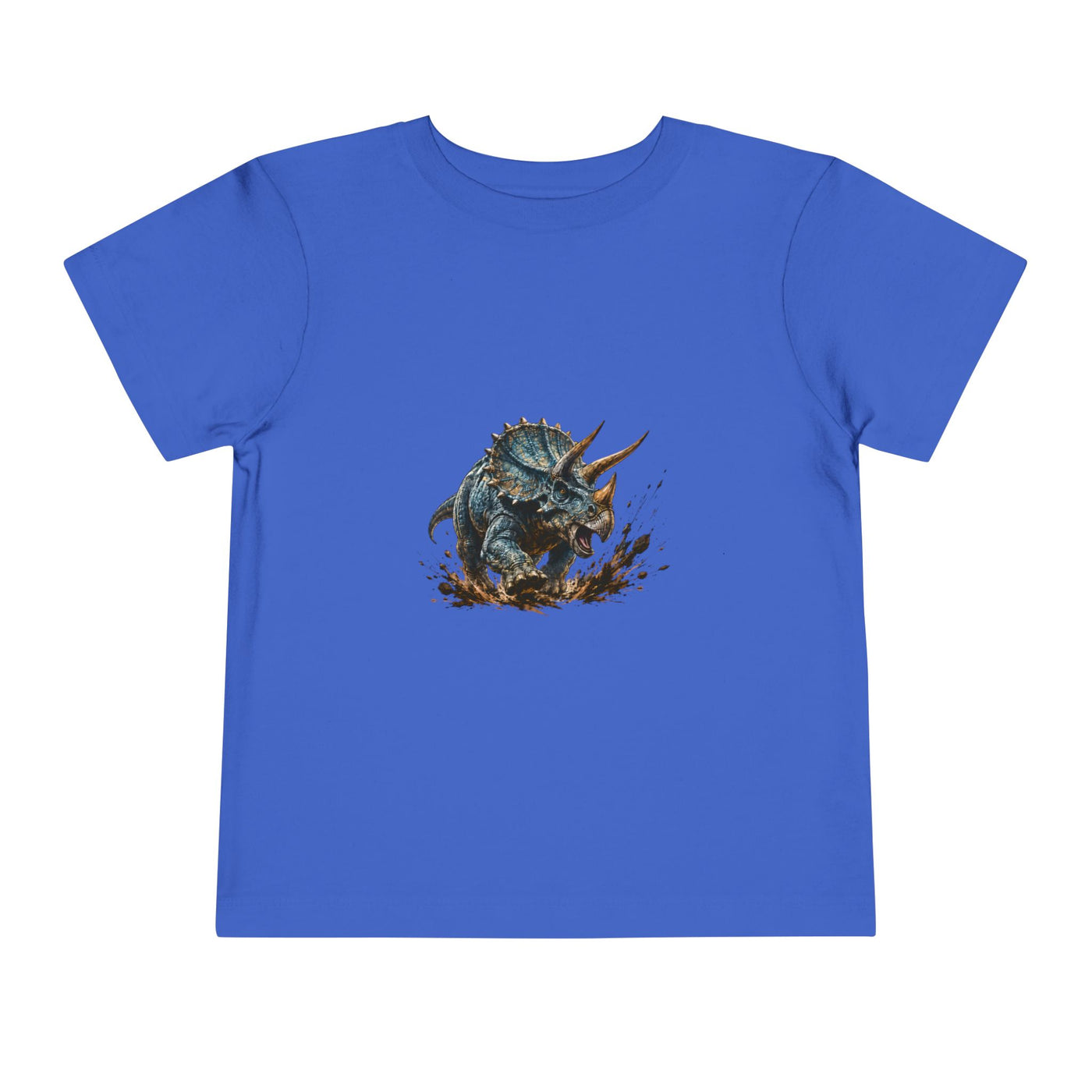 Toddler Tee — Mud-Splash Triceratops Dino Shirt for Kids