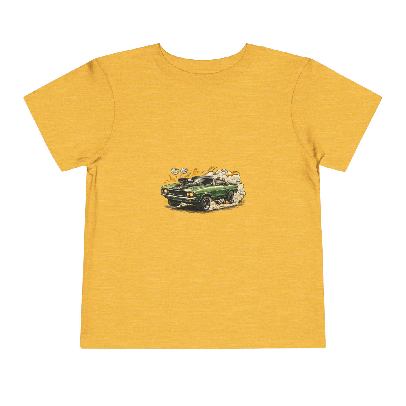 Toddler Tee – Vintage Green Truck Graphic