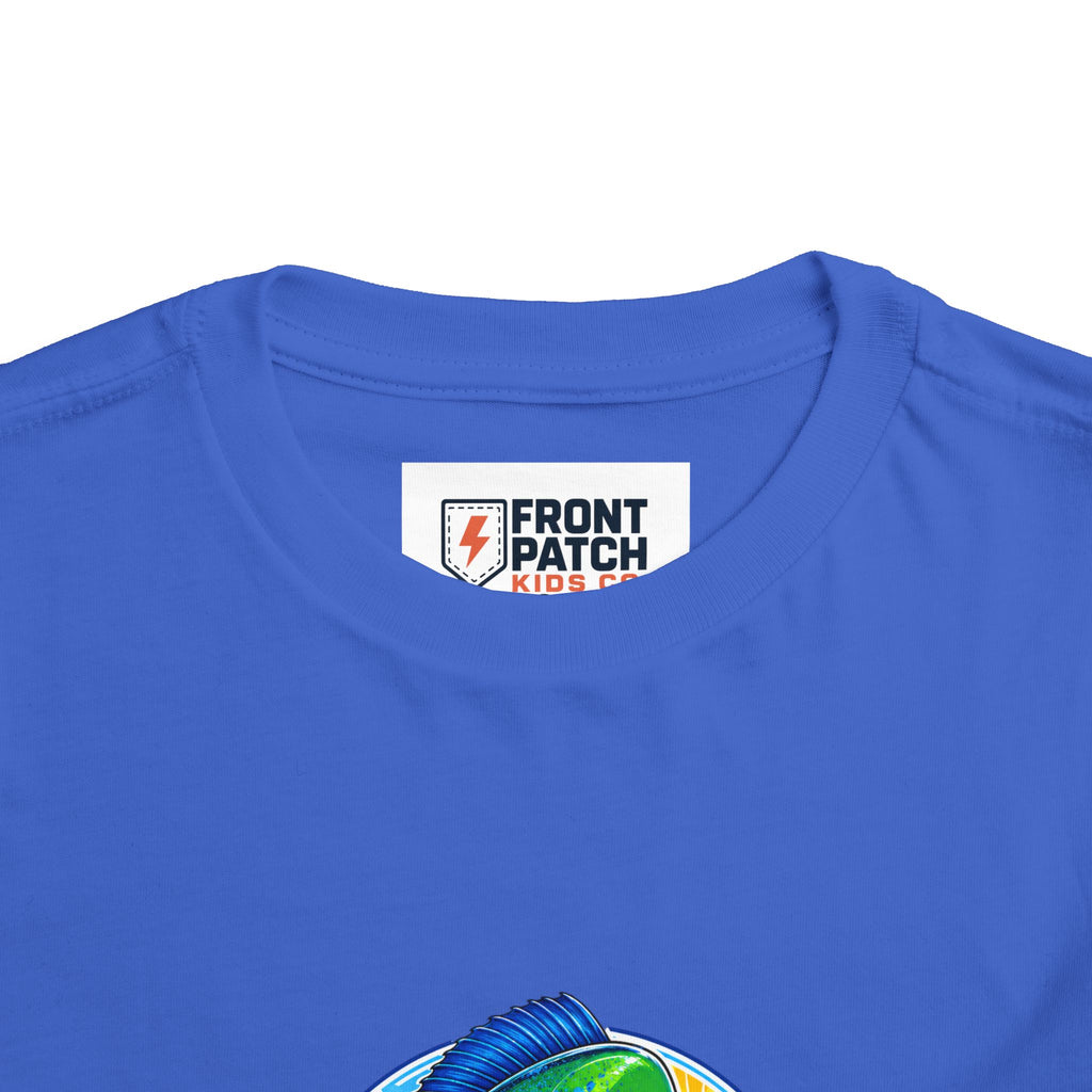 Toddler Tee — Colorful Mahi Mahi Fish Surf Ocean Graphic