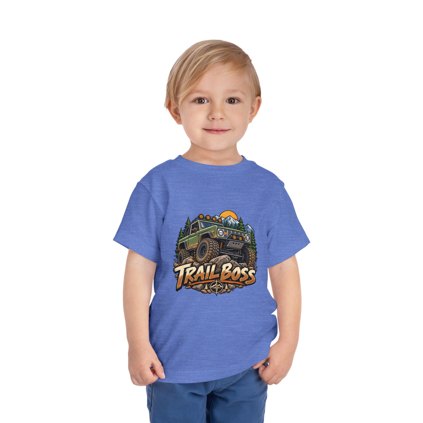 Toddler Tee - 'Trail Boss' Off-Road Jeep Graphic Shirt for Kids