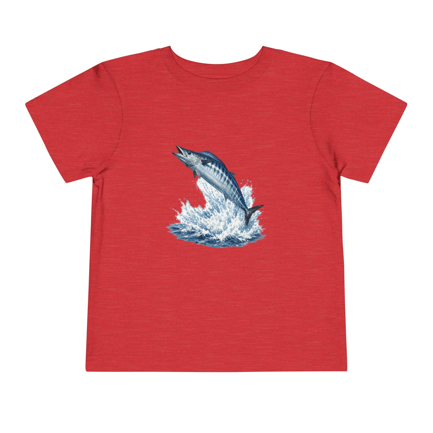 Toddler Tee - Blue Leaping Tuna Fish Graphic