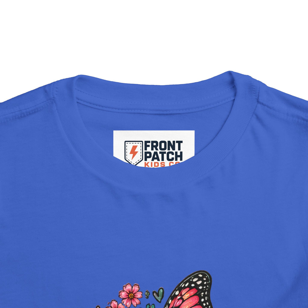 Toddler Tee — "Small Girl Big Dreams" Butterfly Floral Shirt