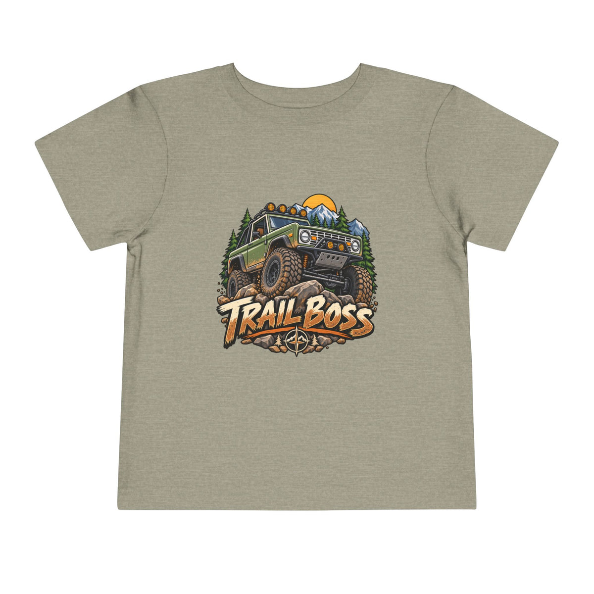 Toddler Tee - 'Trail Boss' Off-Road Jeep Graphic Shirt for Kids
