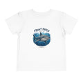 Toddler Shark Tee - "Front Patch" Ocean Shark Graphic Kids Shirt