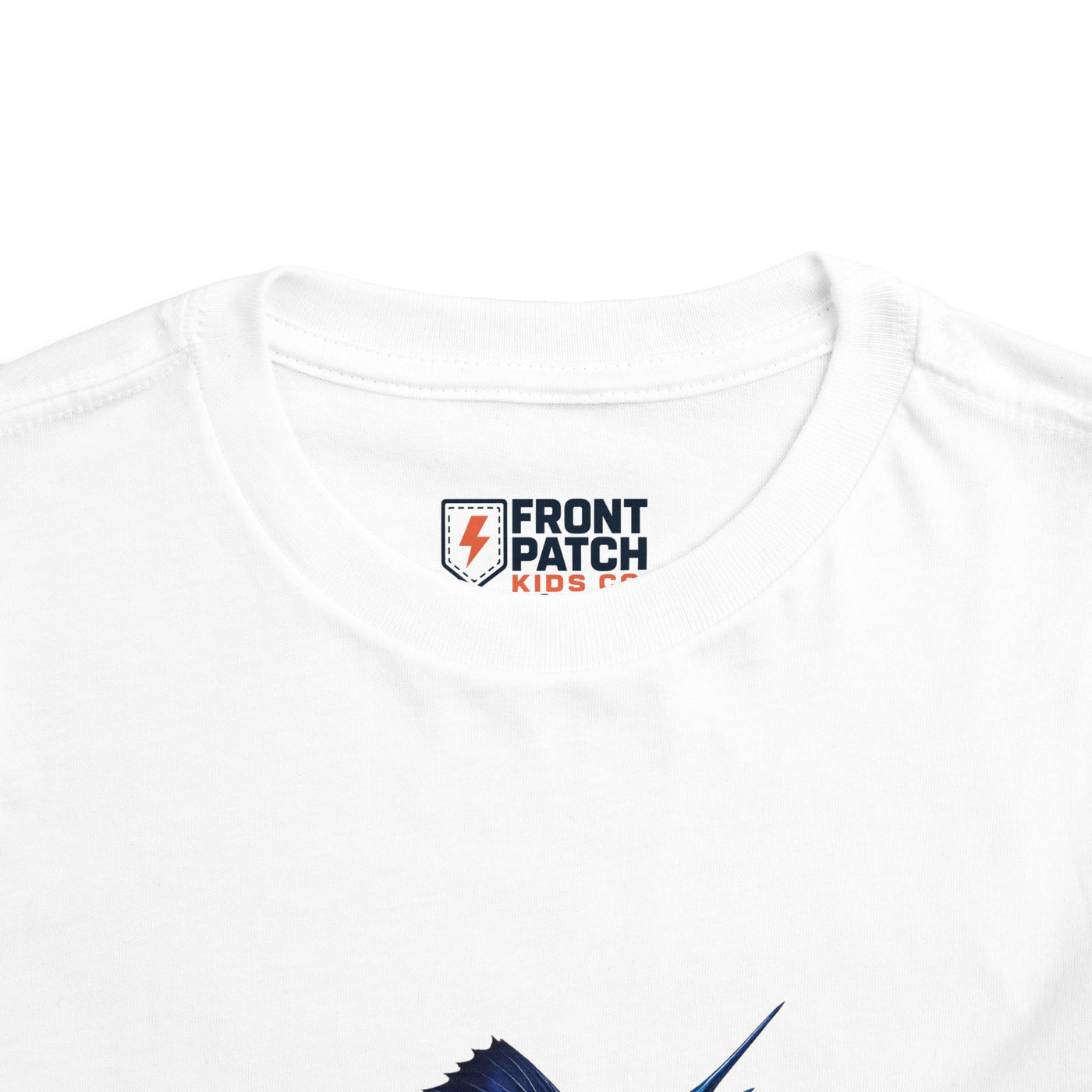 Toddler Tee – Blue Marlin Splash Fishing Shirt