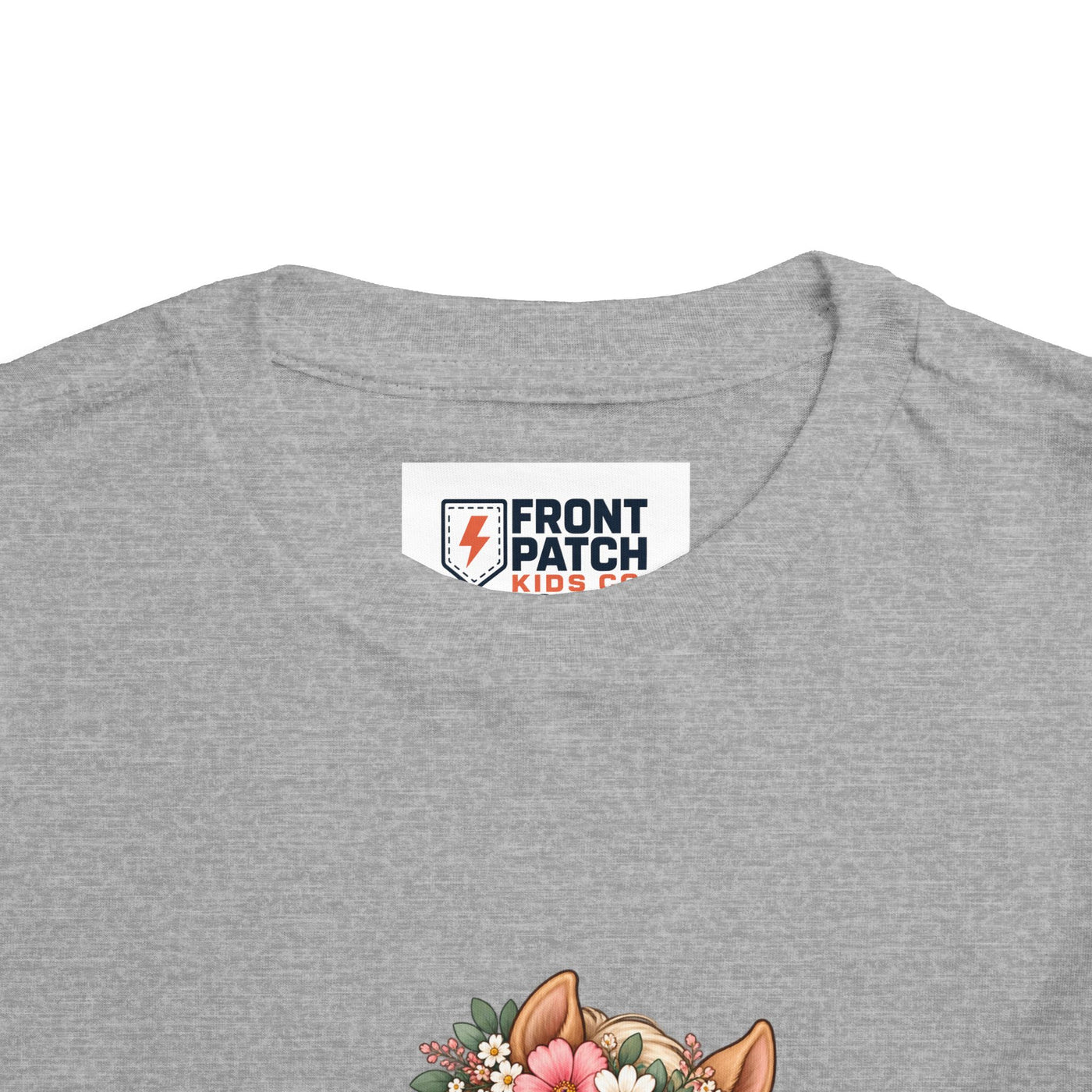 Toddler Tee — Floral Corgi "Pony Posse" Cute Dog Graphic