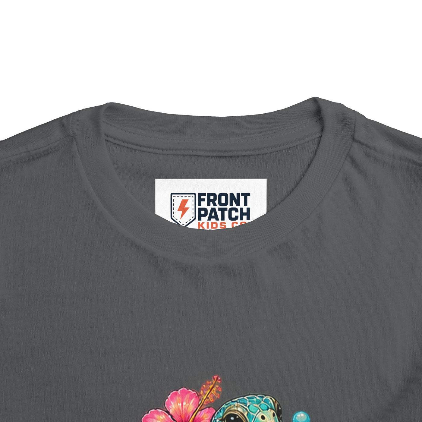 Toddler Tee — 'Salty & Sweet' Sea Turtle Floral Graphic