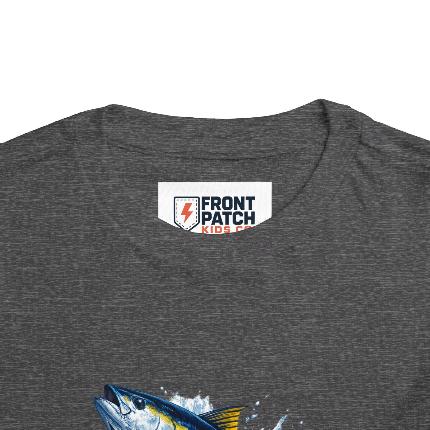 Toddler Tee — Leaping Yellowfin Tuna Splash Graphic