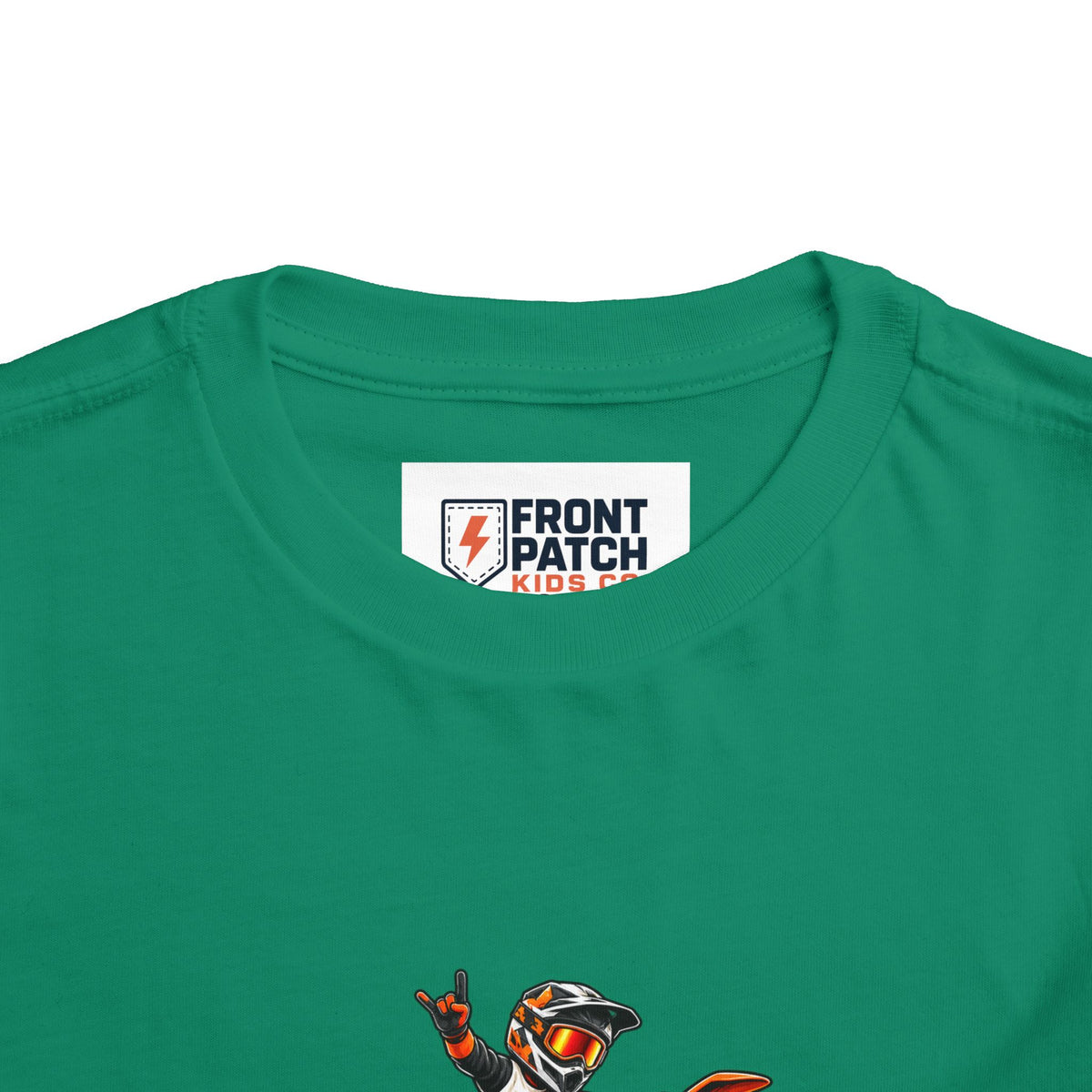 Toddler Tee — "Full Send" Dirt Bike Graphic