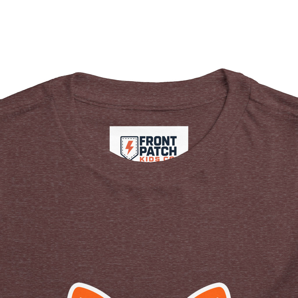 Toddler Tee — Cute Smiling Fox Face Kids Shirt