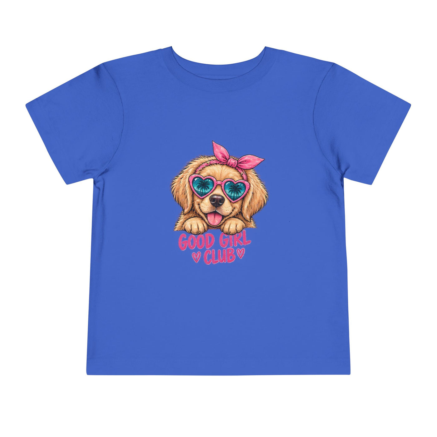 Toddler Tee — "Good Girl Club" Puppy Graphic Kids T‑Shirt