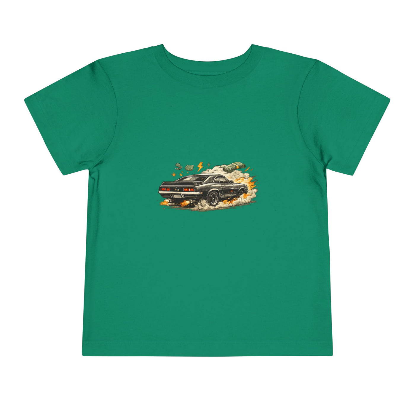 Toddler Tee — Vintage Muscle Car Racing Graphic Shirt