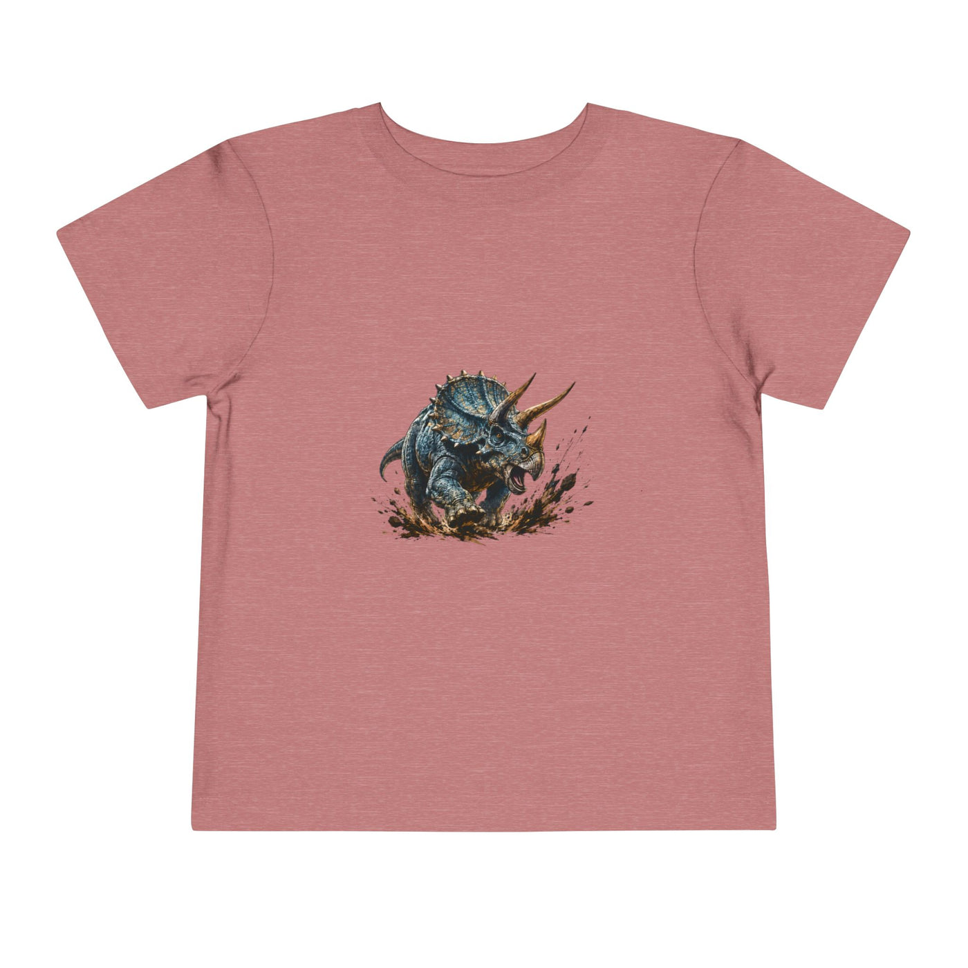 Toddler Tee — Mud-Splash Triceratops Dino Shirt for Kids