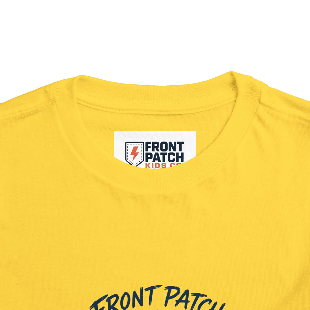 Toddler Shark Tee - "Front Patch" Ocean Shark Graphic Kids Shirt