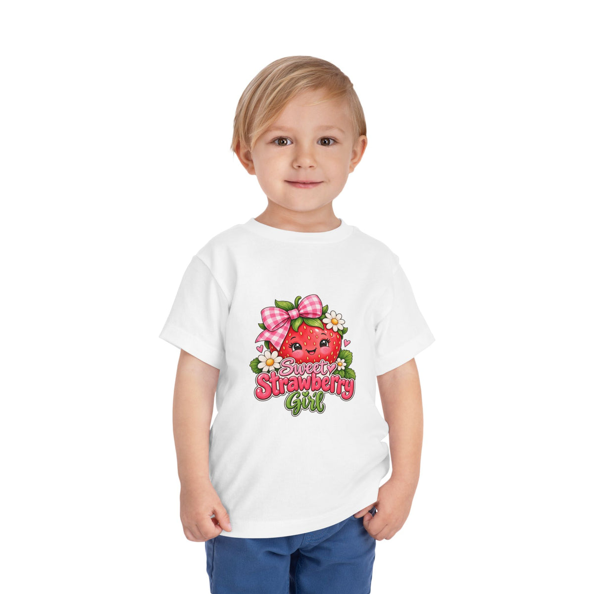 Sweet Strawberry Girl Toddler Tee