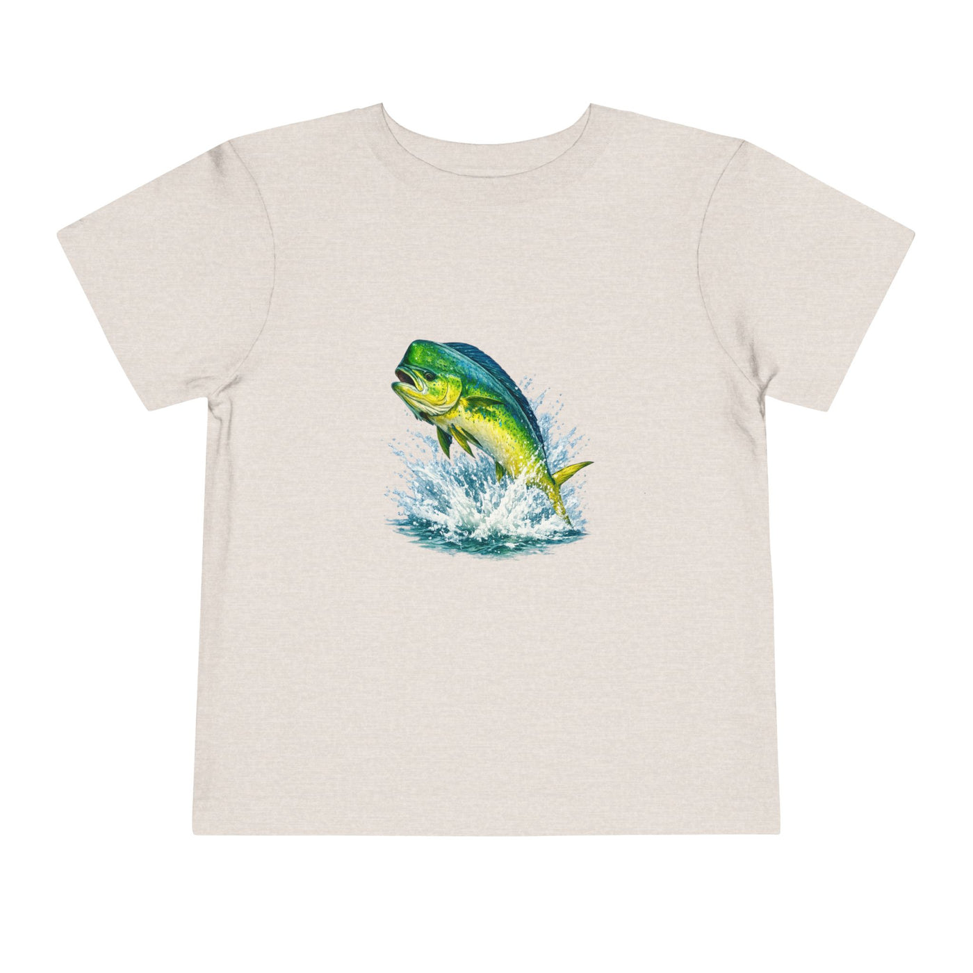 Toddler Tee — Colorful Leaping Mahi Mahi Fish Graphic