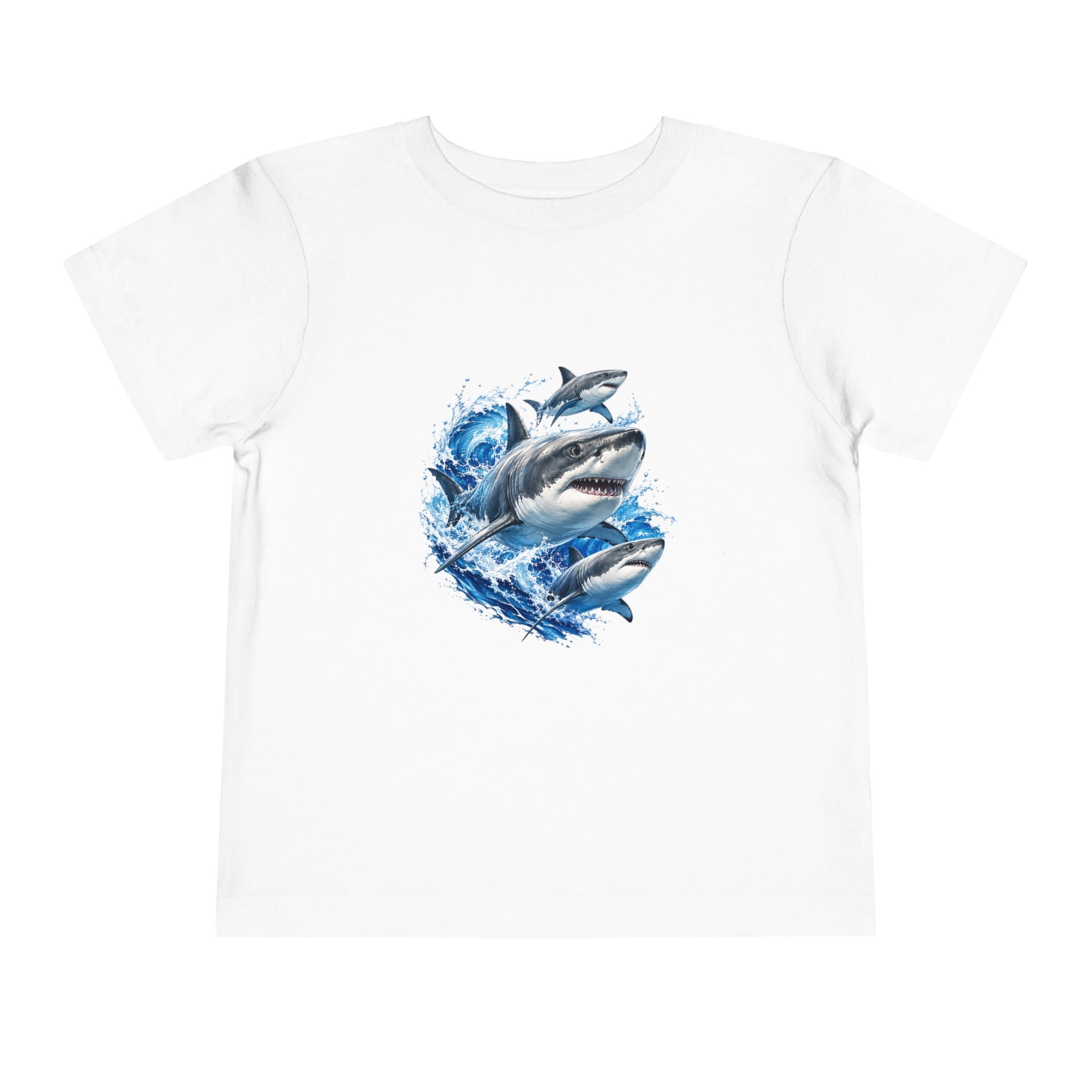 Toddler Shark Tee — Playful Ocean Sharks Graphic Shirt