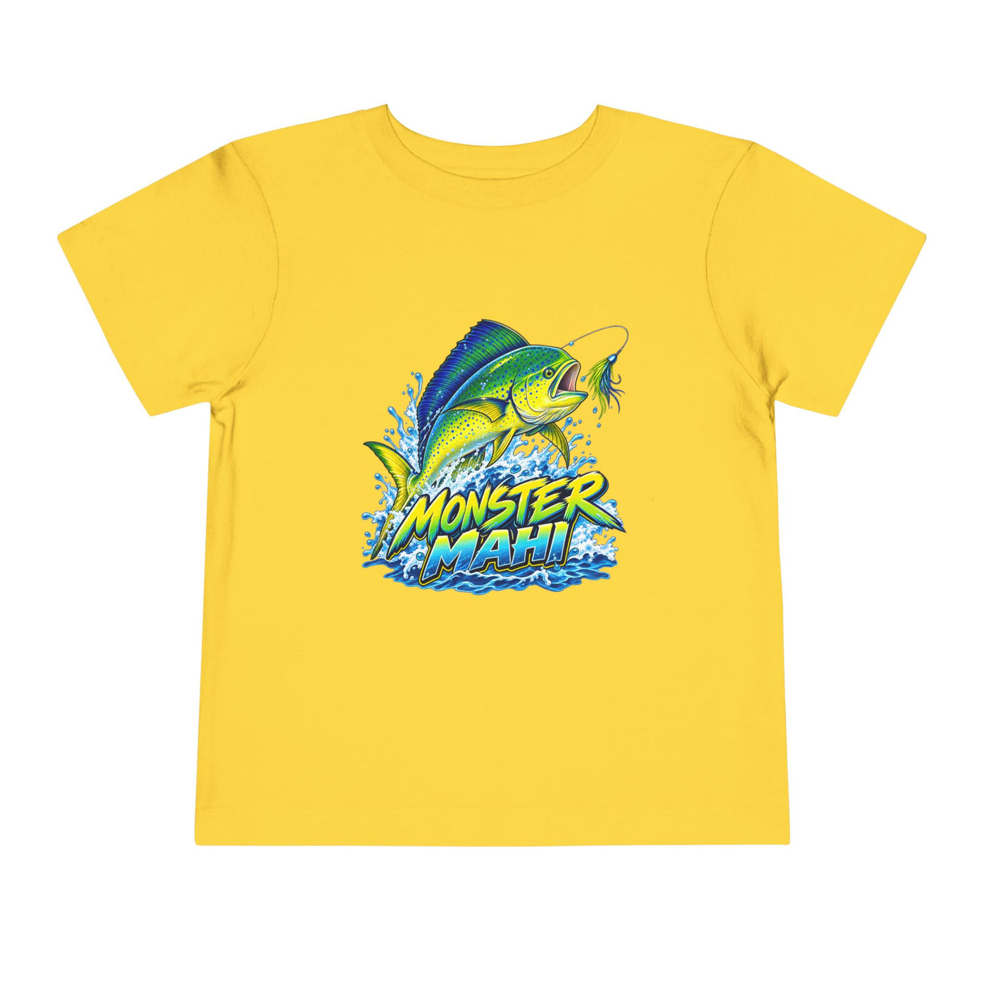 Toddler Tee — 'Monster Mahi' Fishing Graphic Kids Shirt