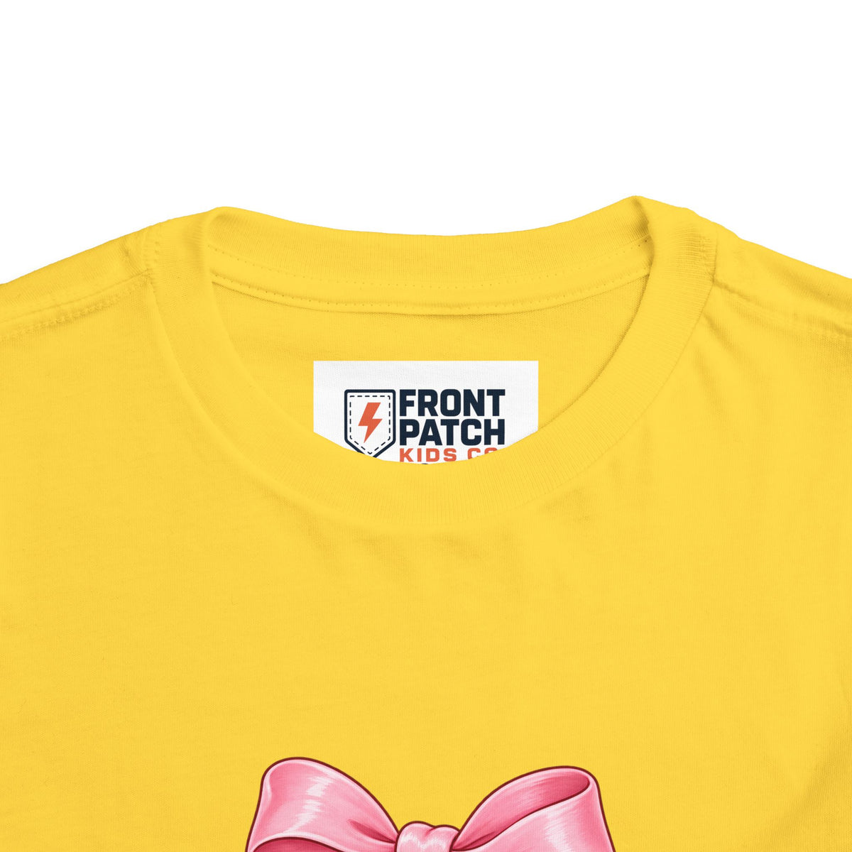 Toddler Cherry Happy Tee — Cute Pink Bow Cherries Kids Shirt