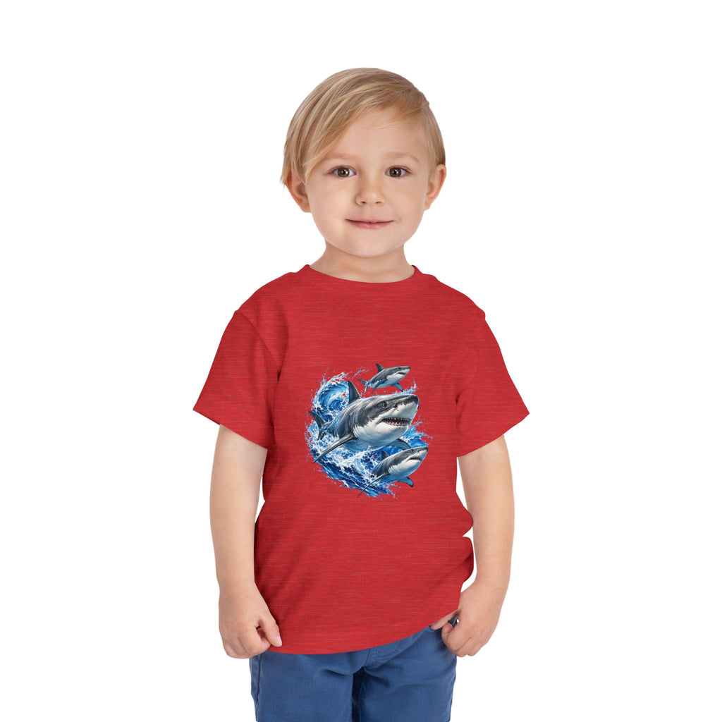 Toddler Shark Tee — Playful Ocean Sharks Graphic Shirt