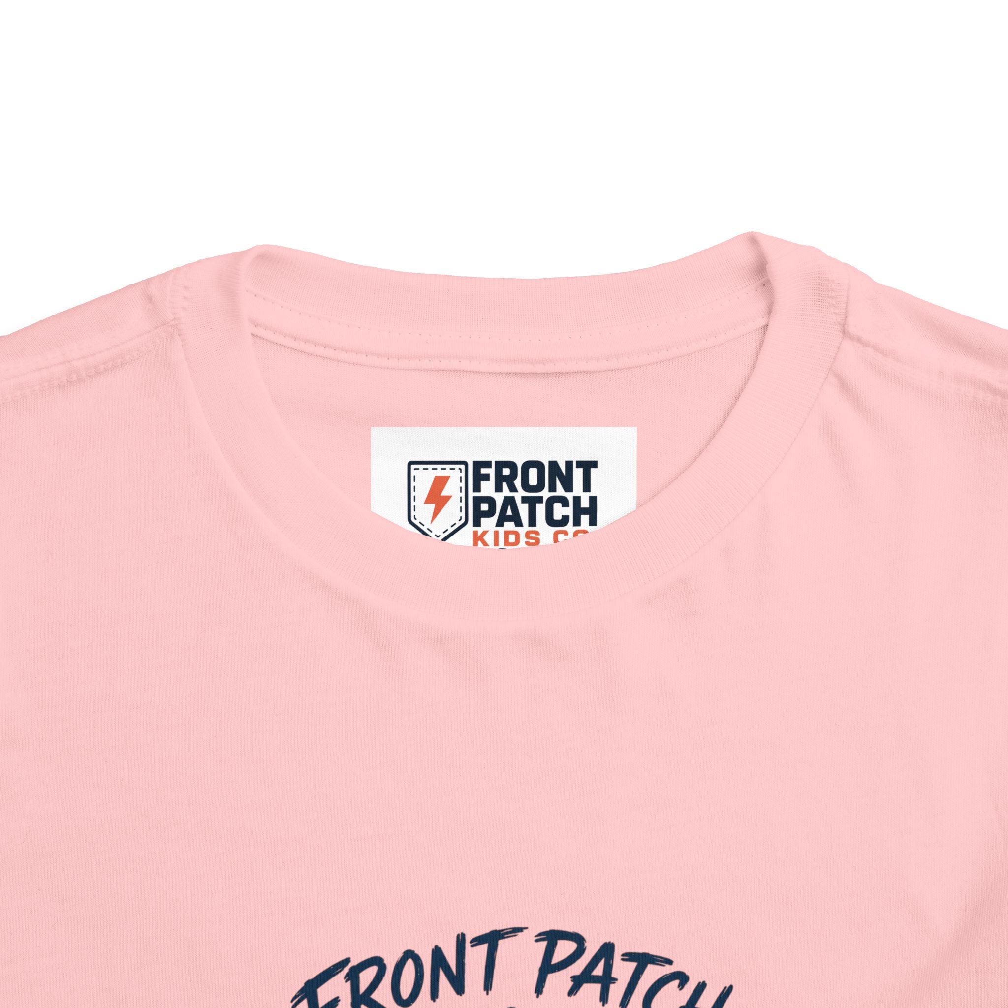 Toddler Shark Tee - "Front Patch" Ocean Shark Graphic Kids Shirt