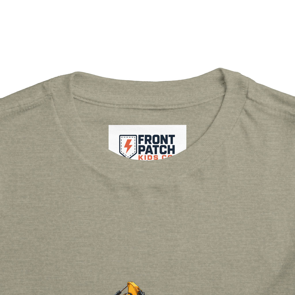 Toddler Tee — Construction Trucks Excavator & Dump Truck Graphic