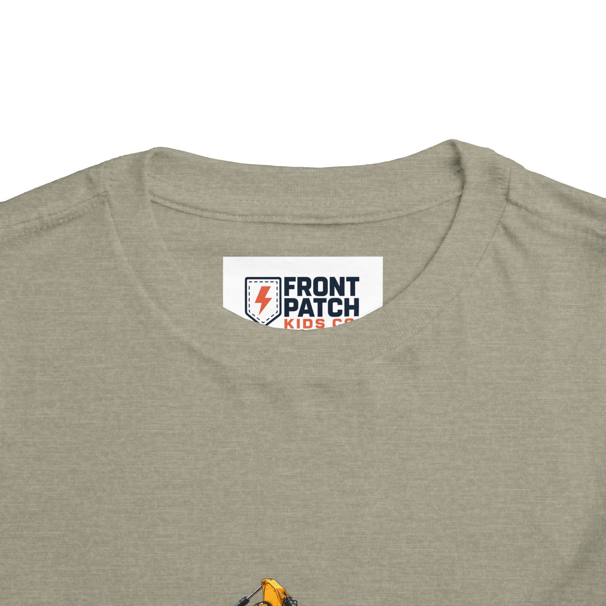 Toddler Tee — Construction Trucks Excavator & Dump Truck Graphic
