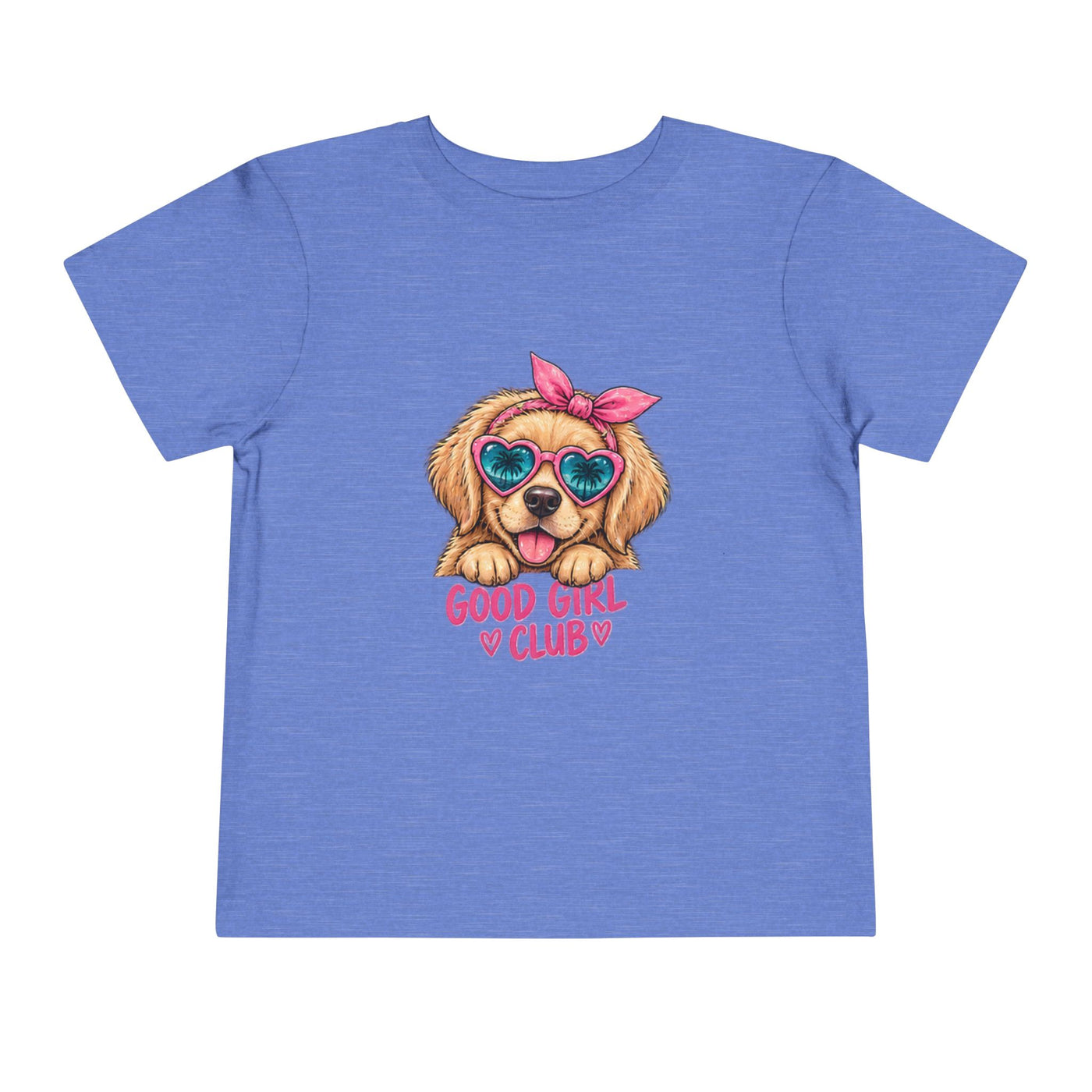 Toddler Tee — "Good Girl Club" Puppy Graphic Kids T‑Shirt