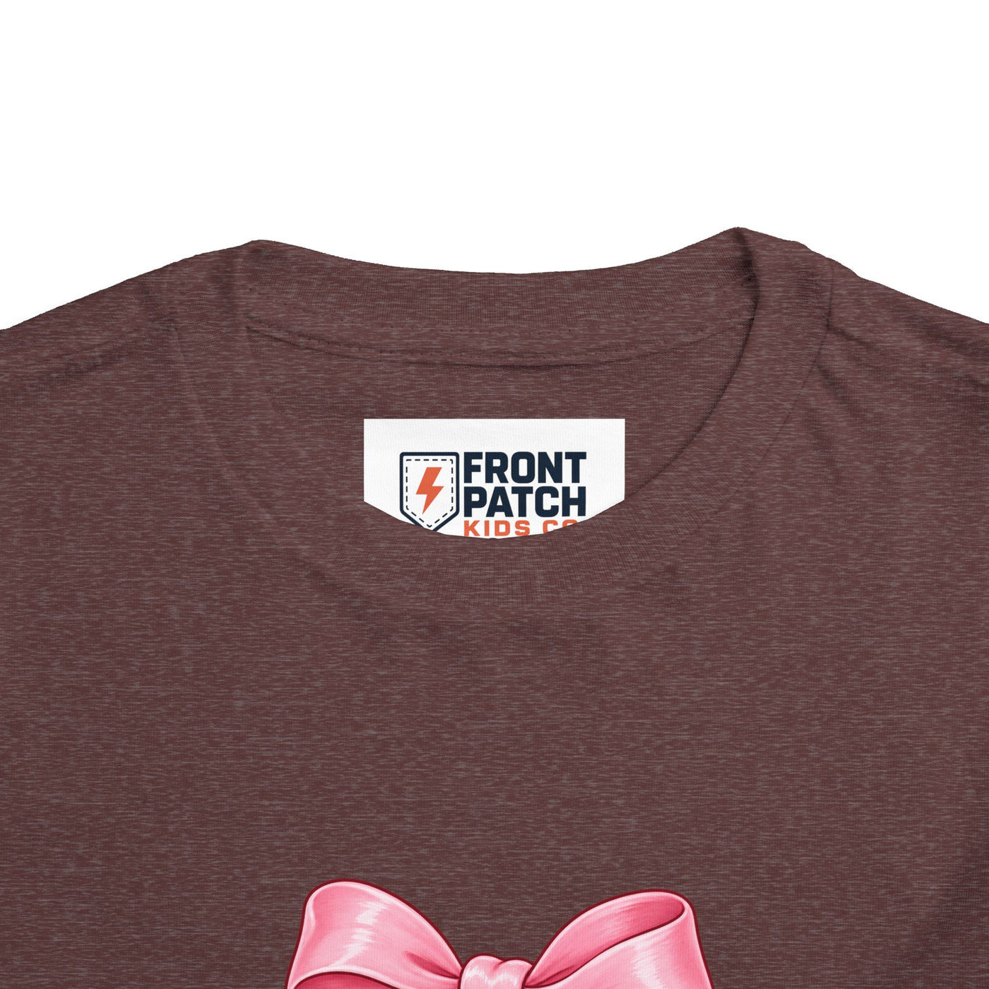 Toddler Cherry Happy Tee — Cute Pink Bow Cherries Kids Shirt