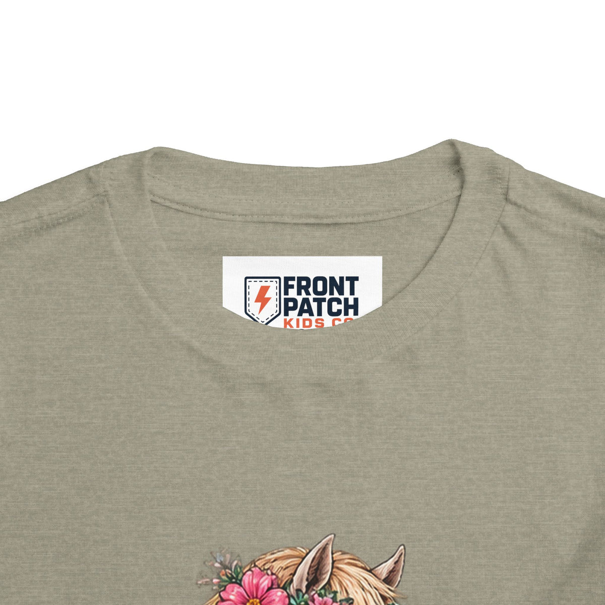 Toddler Tee — Floral Horse "Kind Hearts Bright Days" Cute Pony Shirt