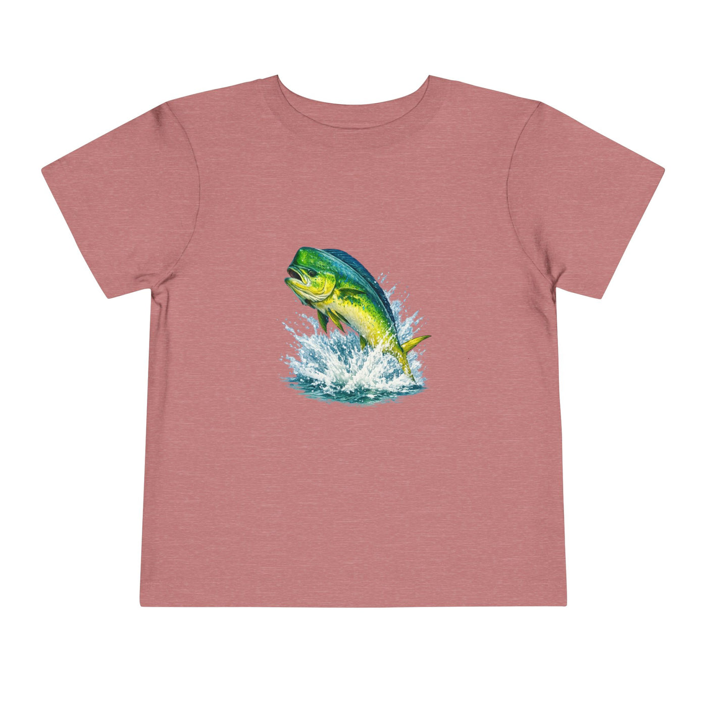 Toddler Tee — Colorful Leaping Mahi Mahi Fish Graphic