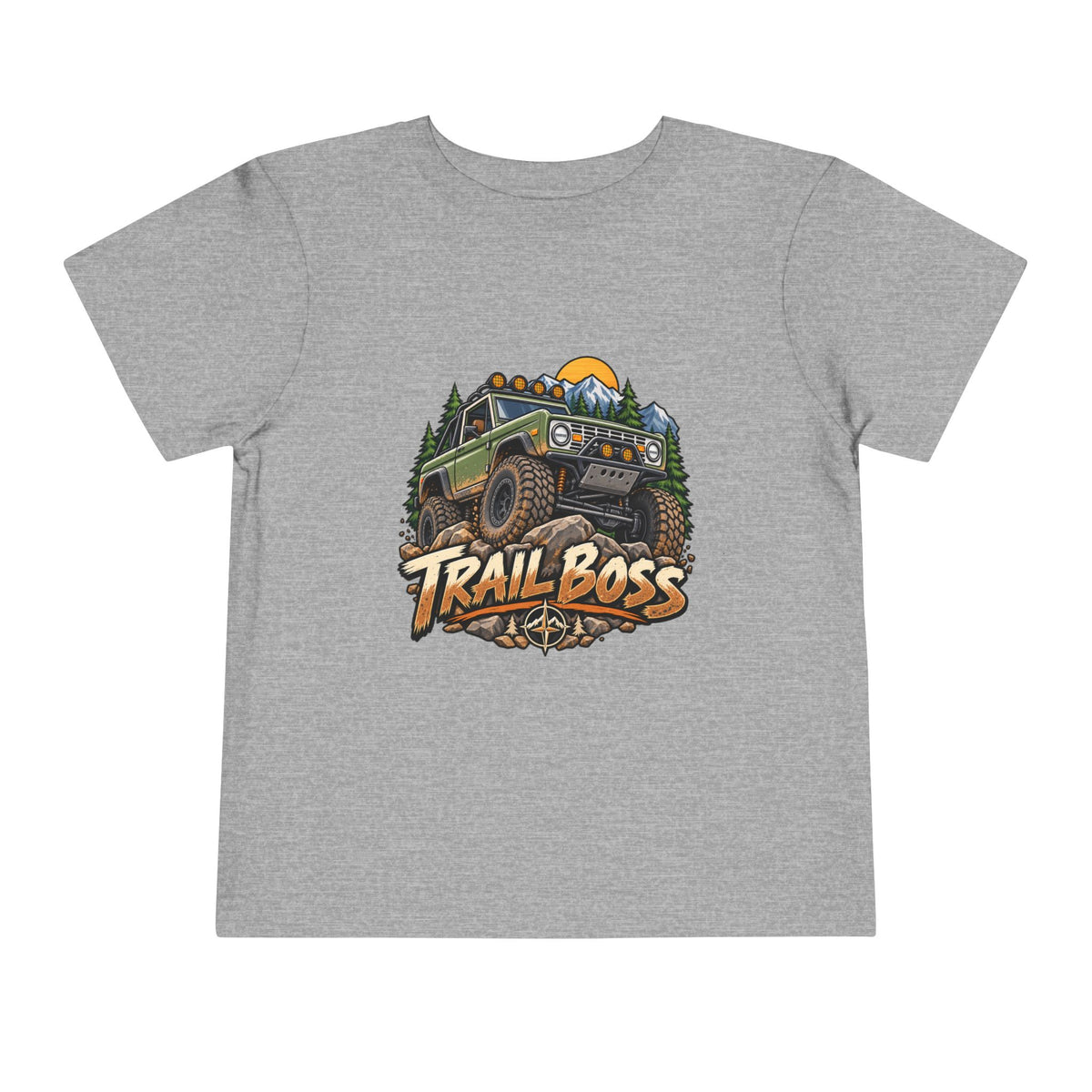 Toddler Tee - 'Trail Boss' Off-Road Jeep Graphic Shirt for Kids