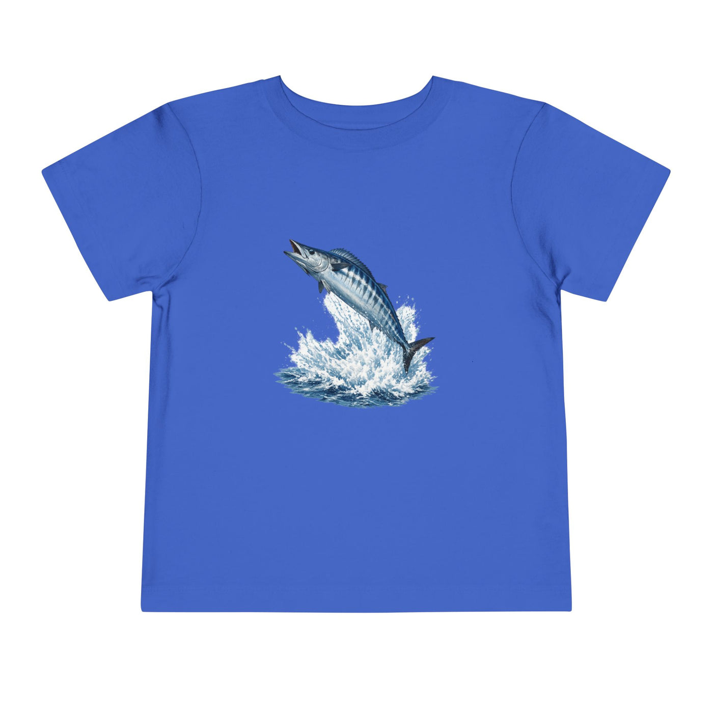 Toddler Tee - Blue Leaping Tuna Fish Graphic