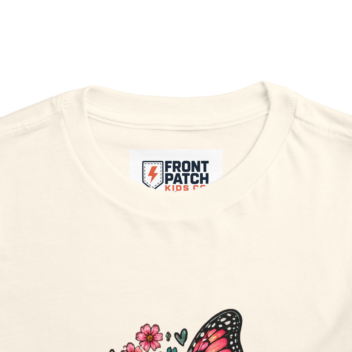 Toddler Tee — "Small Girl Big Dreams" Butterfly Floral Shirt
