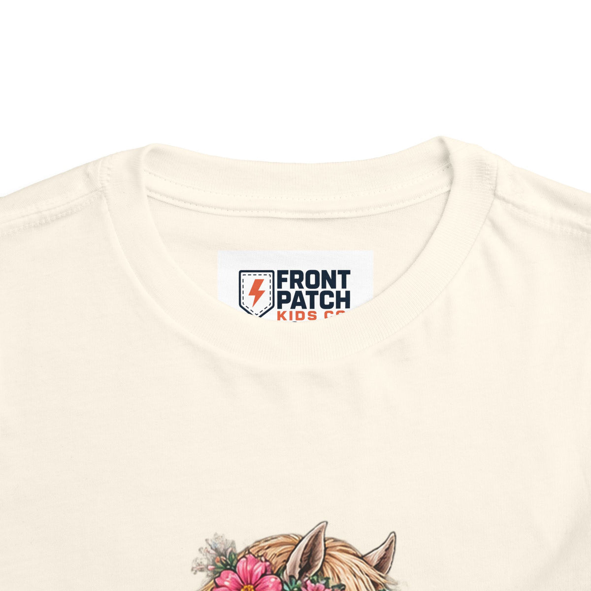 Toddler Tee — Floral Horse "Kind Hearts Bright Days" Cute Pony Shirt