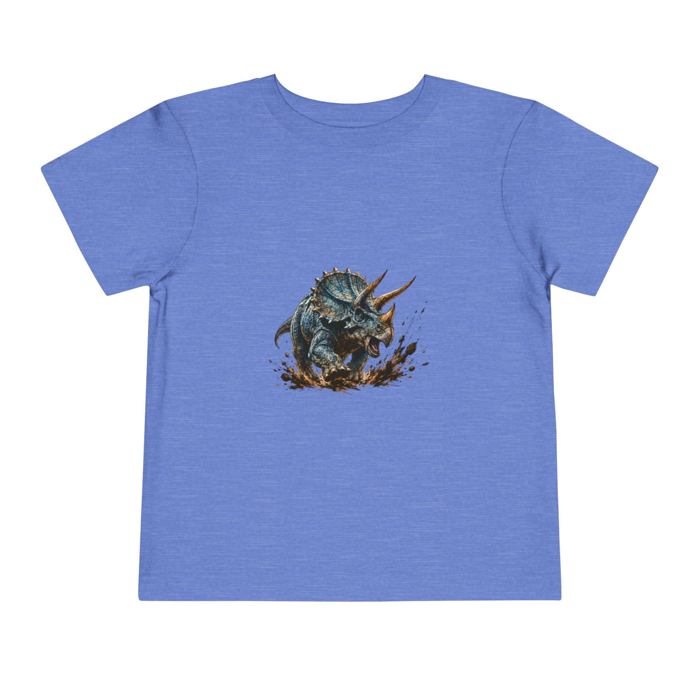 Toddler Tee — Mud-Splash Triceratops Dino Shirt for Kids