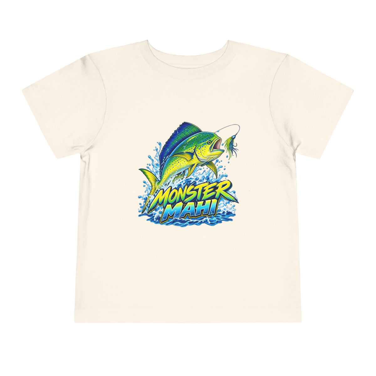 Toddler Tee — 'Monster Mahi' Fishing Graphic Kids Shirt